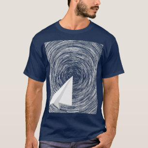 Paper Plane Folded Airplane Flying Warp Speed  T-Shirt