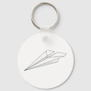 Paper Plane Key Ring