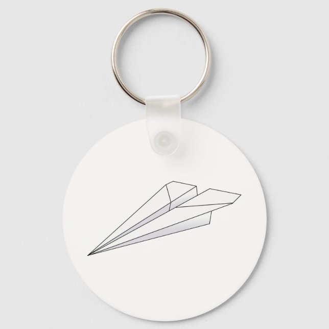 Paper Plane Key Ring (Front)