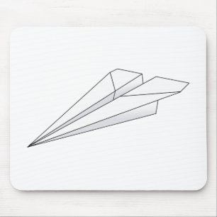 Paper Plane Mouse Mat