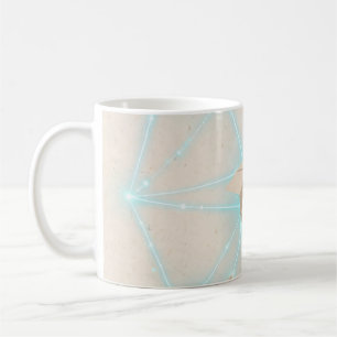 Paper Plane Network Origami Art Mug