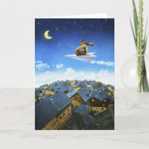 Paper Plane Pilot - Greeting Card