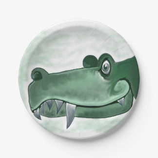 Paper Plate Alligator
