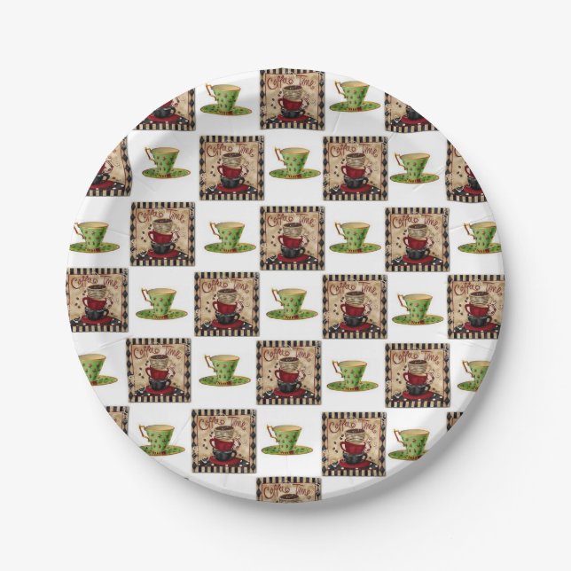 Paper Plate Breakfast Coffee (Front)