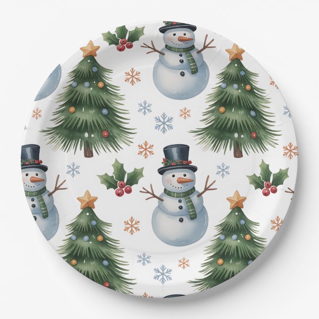 Paper Plate-Christmas Tableware Plate (Front)