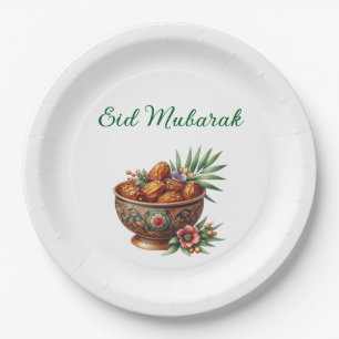 Paper Plate-Eid Mubarak Tableware Plate