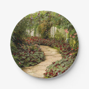 Paper Plate fairy garden