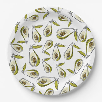 Paper Plate features a cute Avocado.