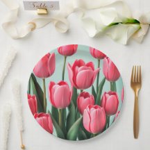Paper Plate floral wedding/shower