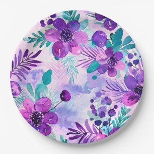 Paper Plate floral wedding/shower