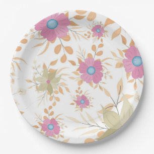 Paper Plate floral wedding/shower