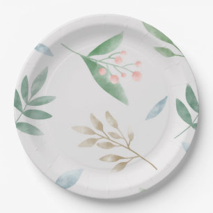 Paper Plate floral wedding/shower