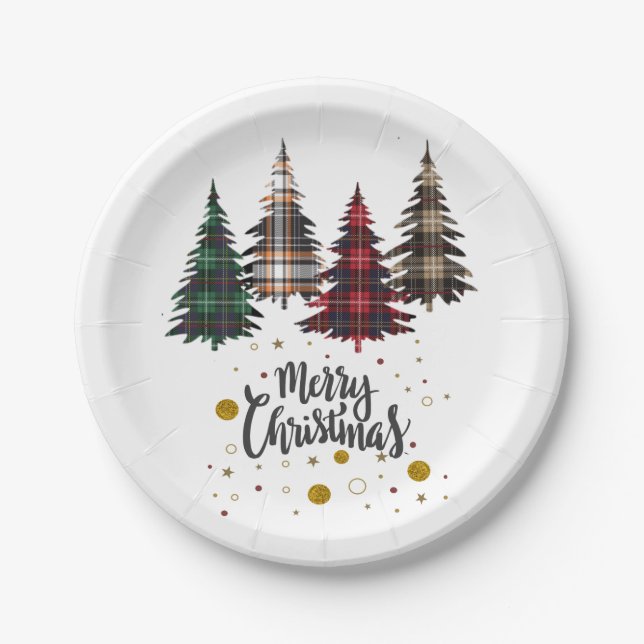 Paper Plate for Christmas party (Front)