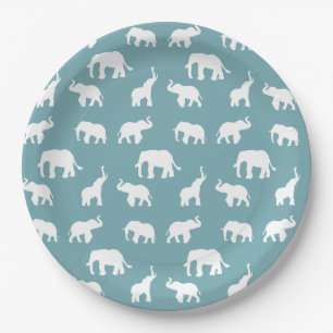 Paper Plate / fresh elephants