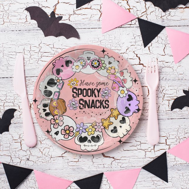 Paper Plate Halloween Spooky Snacks (Creator Uploaded)