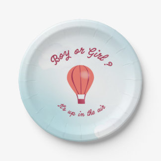 Paper Plate Hot air balloon