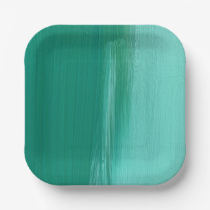 Paper Plate in Bermuda Shores Design