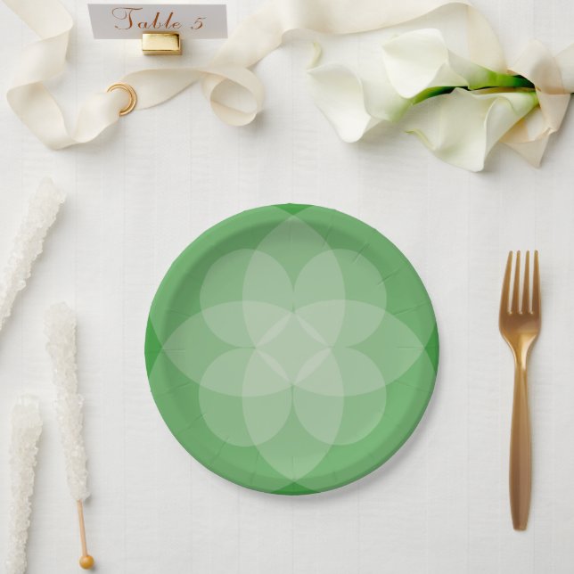 Paper Plate - Intersecting Circles (Wedding)