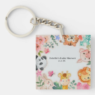 Paper Plate Key Ring