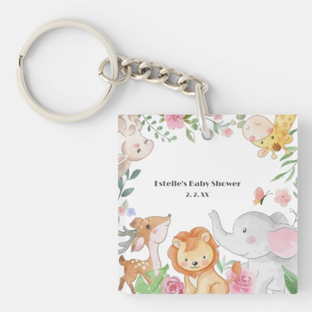 Paper Plate Key Ring (Front)