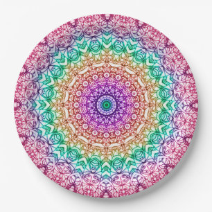 Paper Plate Mandala Mehndi Style G379