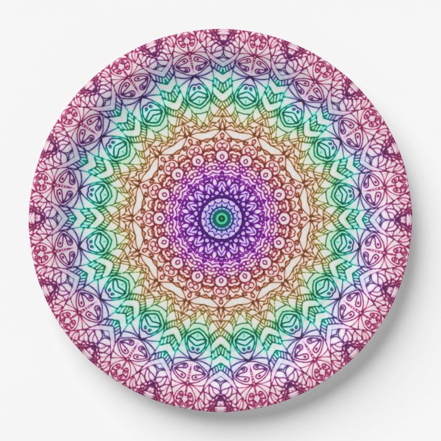 Paper Plate Mandala Mehndi Style G379 (Front)