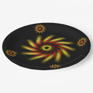 Paper Plate - Multiple Pinwheels