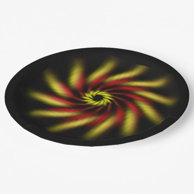 Paper Plate - Pinwheel (Angled)