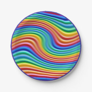 Paper plate Rainbow Pride