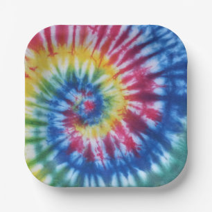 Paper Plate Rainbow Tie Dye Rainbow Colours