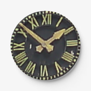 Paper Plate: Sefton Church Clock Paper Plate