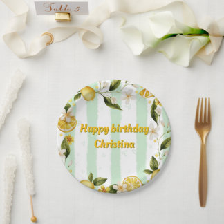 Paper Plate Summer Birthday Party Collection