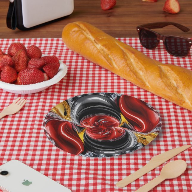 Paper plate with German Colours Design (Picnic)