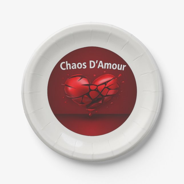 Paper Plates, 1 Round Cardboard Plate (Front)