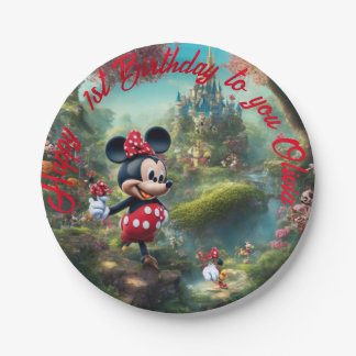 Paper Plates, 7" Round Paper Plate