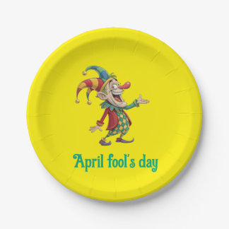 Paper Plates, April fool's Day Clown  Paper Plate