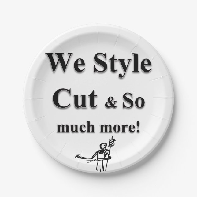 Paper Plates Barber (Front)