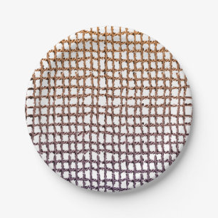 Paper Plates Beige Net