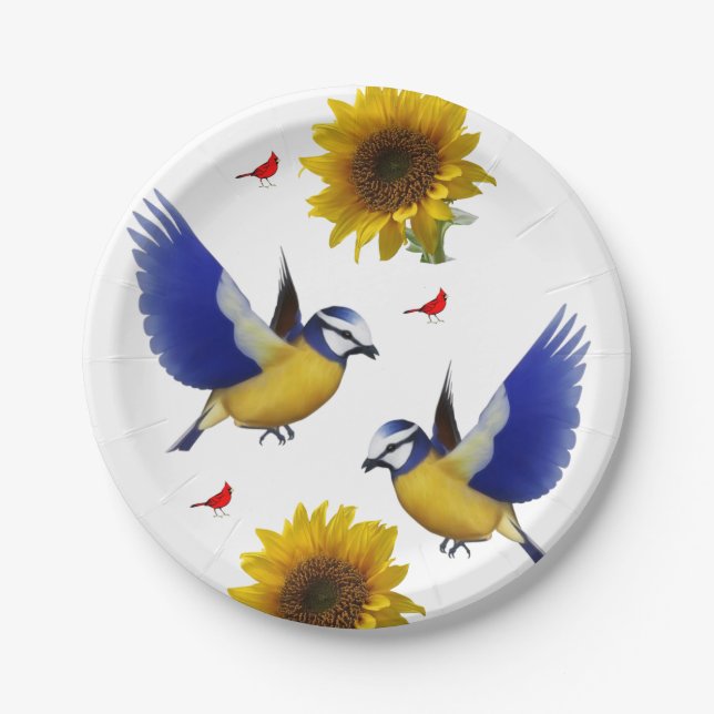 Paper plates Birds (Front)