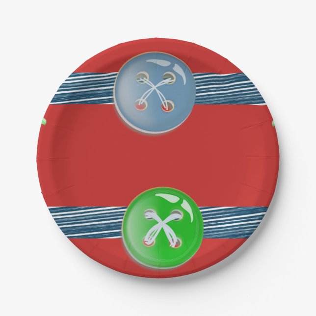 Paper plates Button (Front)
