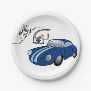 Paper Plates Car Salesman
