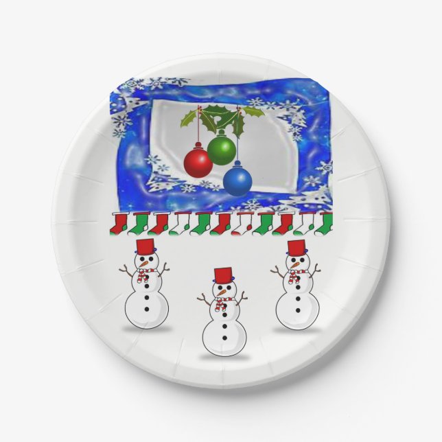 Paper plates Christmas (Front)