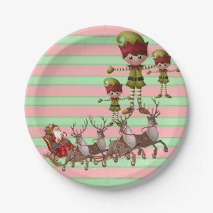 Paper plates Christmas