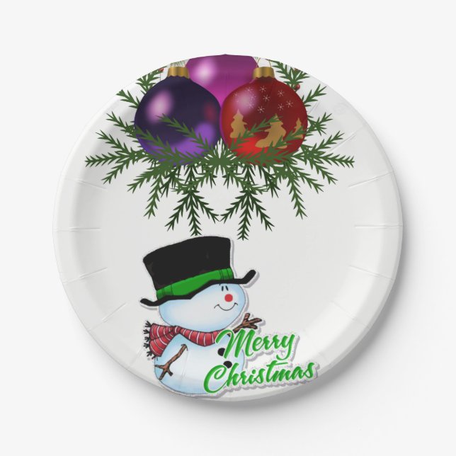 Paper plates Christmas (Front)
