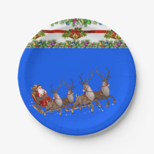 Paper plates Christmas