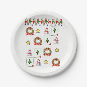 Paper plates Christmas