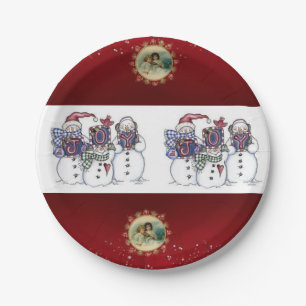 Paper plates Christmas