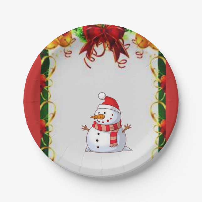Paper plates Christmas (Front)