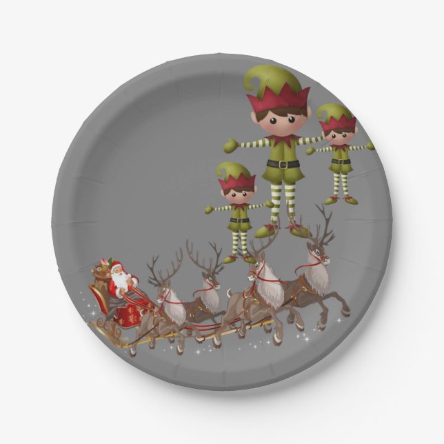 Paper plates Christmas (Front)