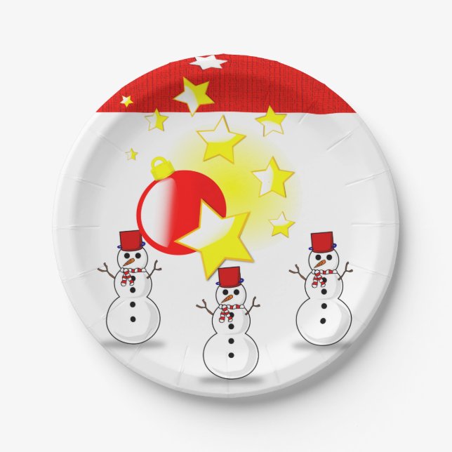 Paper plates Christmas (Front)